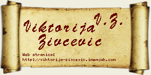 Viktorija Živčević vizit kartica